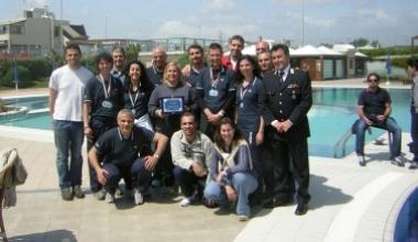 <b>BRAVI.</b> Il gruppo dei vigili urbani che hanno gareggiato a Torino 