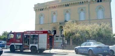 Il fumo ha avvolto per alcuni minuti lhotel Universal 