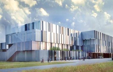 Un rendering al computer del nuovo ospedale 