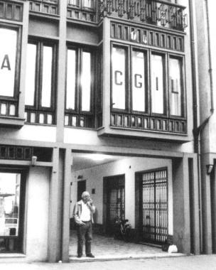 La sede della Cgil di Pistoia in via Puccini   