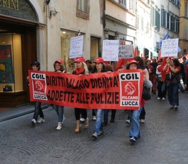 Un gruppo di partecipanti alla manifestazione 
