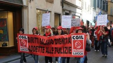 Un gruppo di partecipanti alla manifestazione
