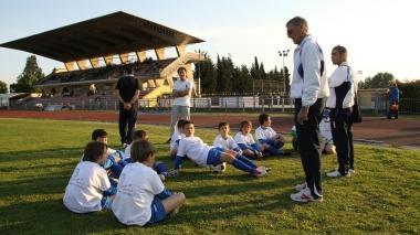 I bimbi al Mariotti nel corso del 1º Torneo di calcio “Termeland Cup”, organizzato dal gruppo sportivo dilettantistico Monmurialdo