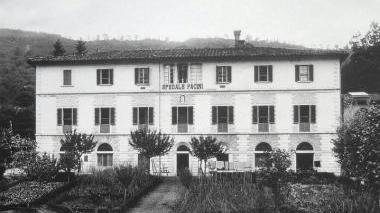 Una foto dell’ospedale Pacini risalente al 1930