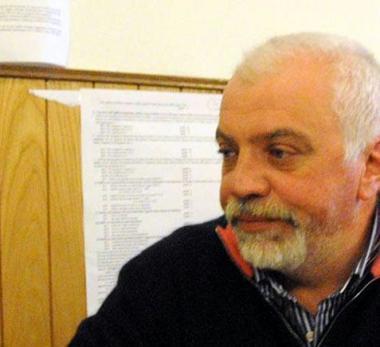 Cesare Leri, segretario del Pd della provincia mentre spiega il forfait di Rossi all’incontro in programma ieri mattina