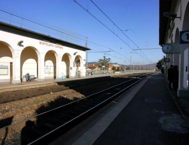 La stazione di Montelupo dove è scattato l’allarme