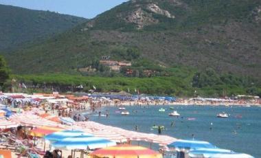 La spiaggia di Marina di Campo 