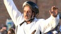 <b>BRACCIA AL CIELO.</b> Mario Menconi esulta all’arrivo
