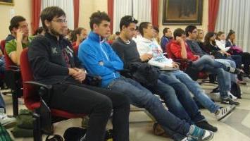 Gli studenti a palazzo Granducale