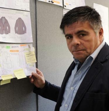 <b>LO STILISTA.</b> Romano Ridolfi &egrave; art director dellAvirex 