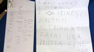 Minacce all'assessore Milone