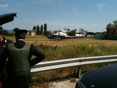 Prevenzione con elicottero e posti di blocco