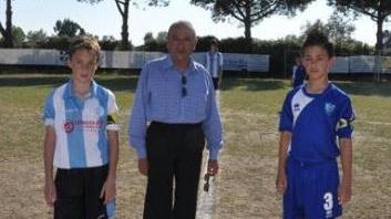 Piero De Gaetani insieme ai capitani di Follonica e Venturina