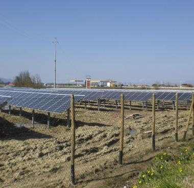 Un parco fotovoltaico          