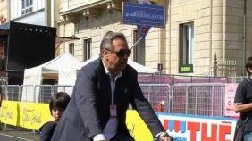 Da sinistra il sindaco Cosimi monsignor Razzauti e l’ammiraglio Rosati