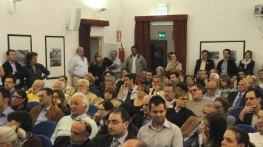 Pieno l’auditorium in San Micheletto per il forum del Tirreno con i candidati per la Provincia