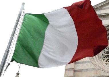 Una bandiera italiana 
