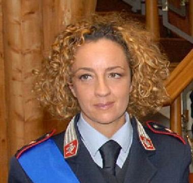 Il comandante Michela Cupini 
