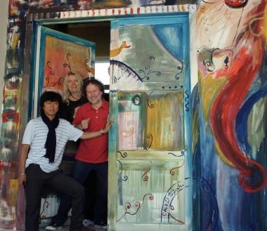 Alcuni murales realizzati per Vivere lAppennino 
