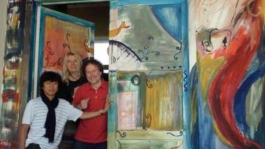 Alcuni murales realizzati per “Vivere l’Appennino”
