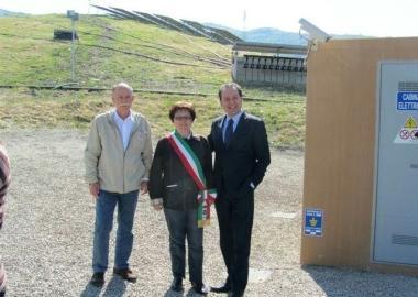 Da sinistra Stefano Arrighini, Annalisa Marchi e Antonio Rancati di Asm   