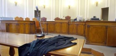 Laula del tribunale dove si &egrave; celebrato il processo 
