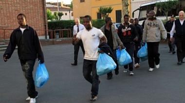 Otto profughi ghanesi fuggiti dalla Libia ospitati al Corpus Domini