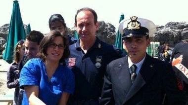 <b>LIBERAZIONE </b>La tartaruga “Farfallina” viene restituita al mare a Talamone