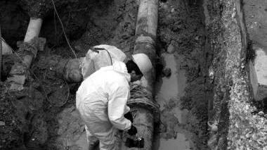 Lavori alle tubature del gas