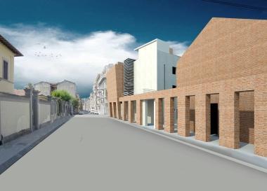 Un rendering mostra come sar&agrave; la residenza per studenti 