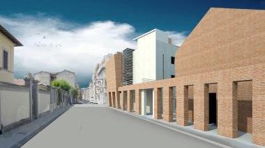 Un rendering mostra come sarà la residenza per studenti