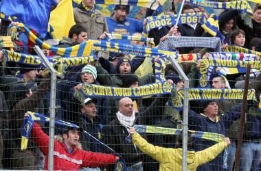 La curva azzurra e a destra Massimo Gazzoli 