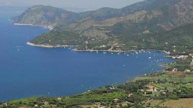 Una veduta aerea della zona compresa fra Bagnaia e Schiopparello