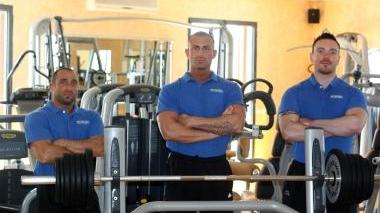 <b>BODY BUILDER.</b> Da sinistra Ivan Leri, Marco Vaccino e Gabriele Stefanelli