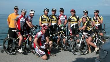 <b>ALFIERI. </b>I ciclisti del team La Mania delle due ruote
