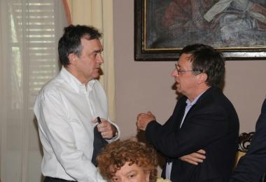 Da sinistra Enrico Rossi con lassessore provinciale Francesco Bambini 