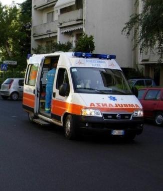 Ambulanza durante un soccorso  