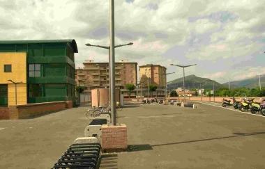 Il piazzale di superficie del Serraglio 