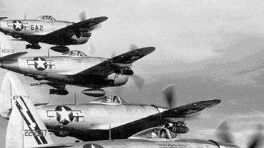 Aerei Thunderbolt della aeronautica statunitense