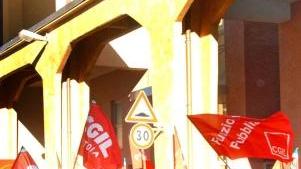 Una protesta dei dipendenti Asl