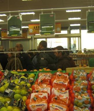 Prodotti alimentari alla Coop di S.&nbsp;Marcello 