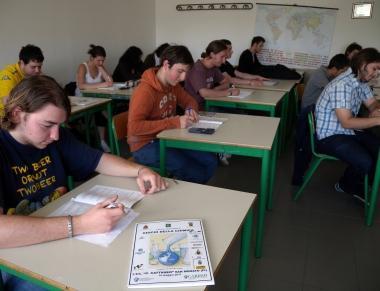 Alcuni degli studenti impegnati nei Giochi della Chimica 