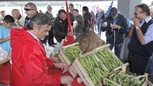 <b>FESTA E GIOIA</b> Il presidente Battini e Carparelli