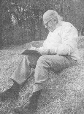 Marcello Lucarelli al lavoro 