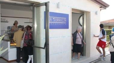 L’apertura della nuova gelateria La Terrazza la prima aperta sulla Terrazza della Repubblica