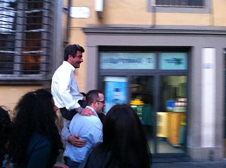 Stefano Baccelli festeggia la rielezione