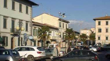 Piazza Matteotti nel centro di Santa Croce
