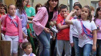 Ecco alcuni momenti dei giochi in piazza Vittorio Veneto che hanno caratterizzato il Palio dei bambini (fotoservizio di Silvia Bicchi per Ottica Sabatini)