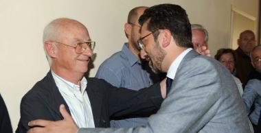 Antonelli riceve l’abbraccio di Gino Nunes