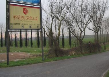 Lentrata della Tenuta Isabella 
